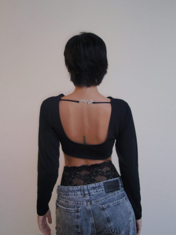 TOP MATILDA NEGRO - Imagen 2