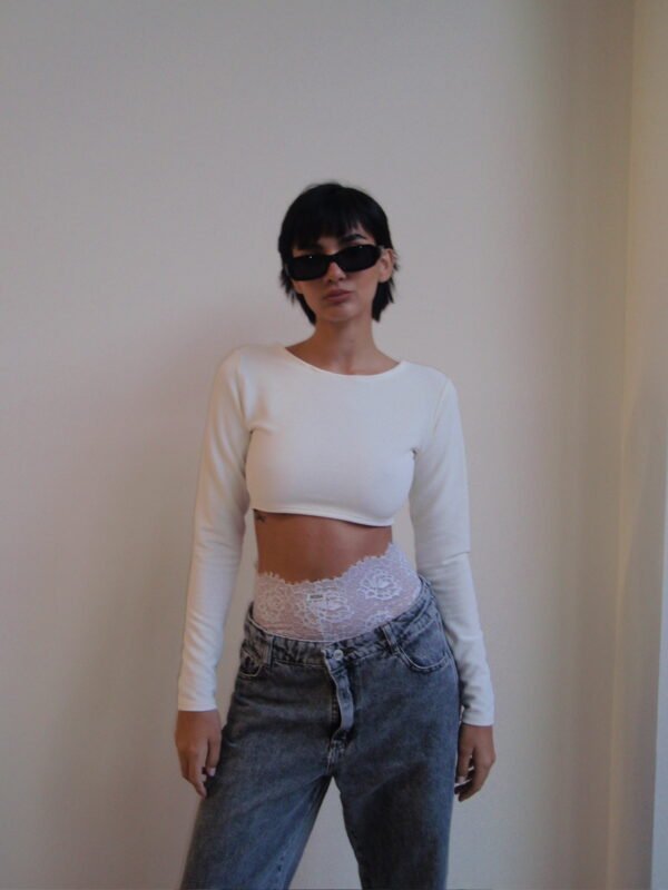 SHORT ODETTE BLANCO - Imagen 2